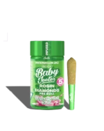 Live Rosin Enhanced Baby Jeeter Watermelon ZKZ Infused Preroll 5-pack