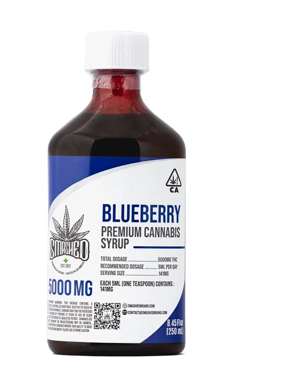 Smashed Premium Cannabis Syrup 5000 MG - Image 3
